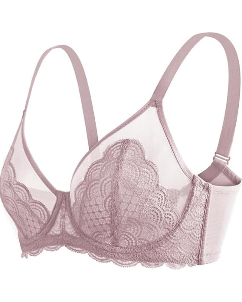 Lace Sheer Mesh Bra