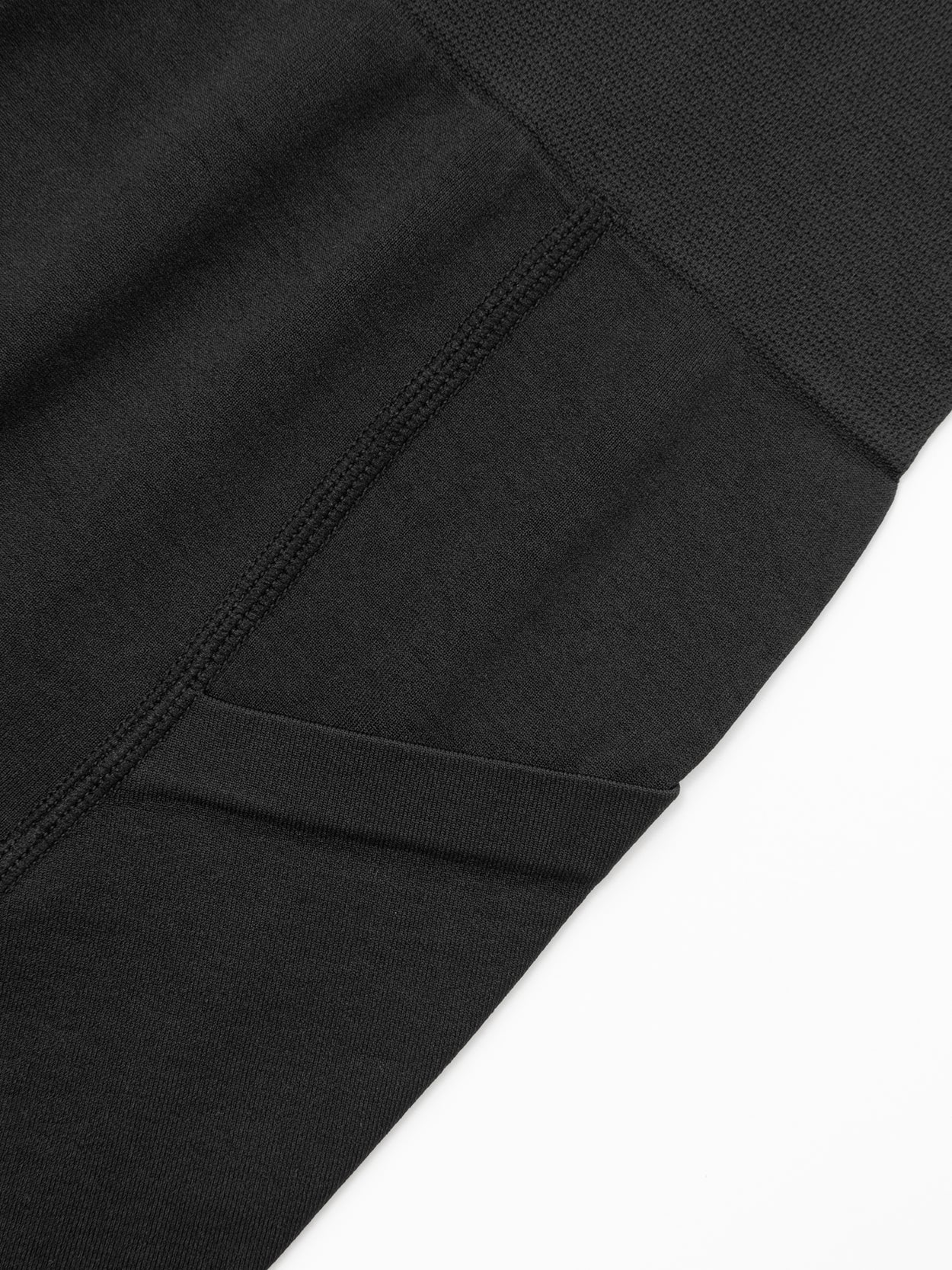 High Waist Biker Shorts with Pockets Tummy Control Black