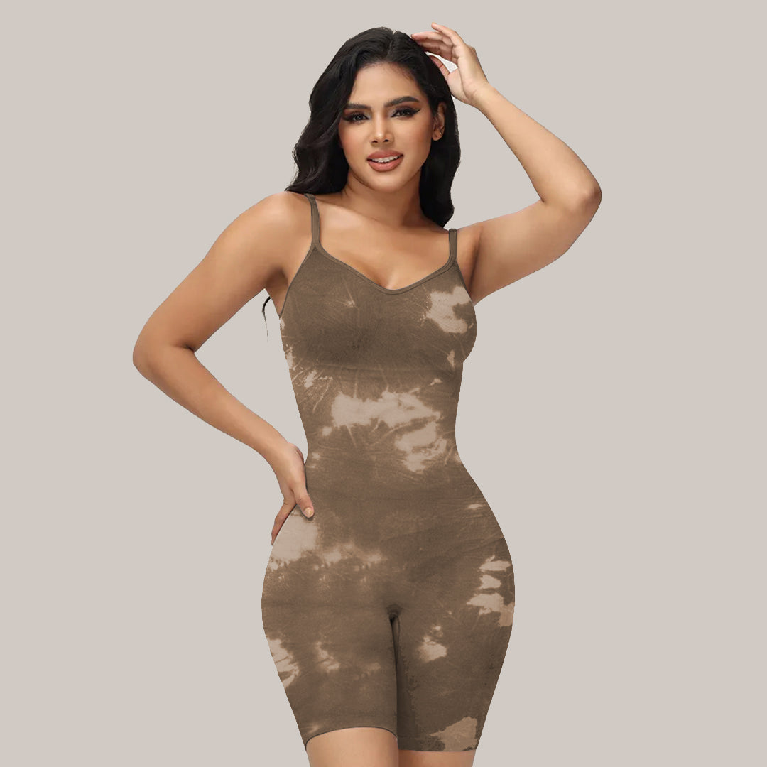 High Elastic Adjustable Strap Bodysuit Tummy Control Thigh Seamless Sculpting Underwear Slimming Bodyshaper