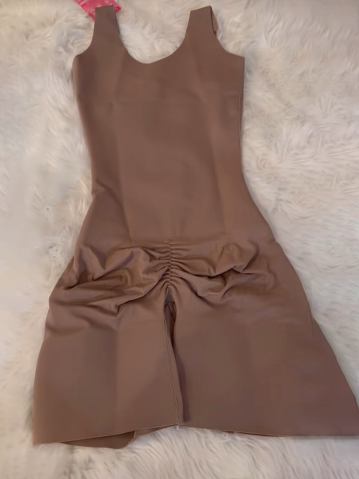 Seamless Open Chest Sleeveless Shapewear