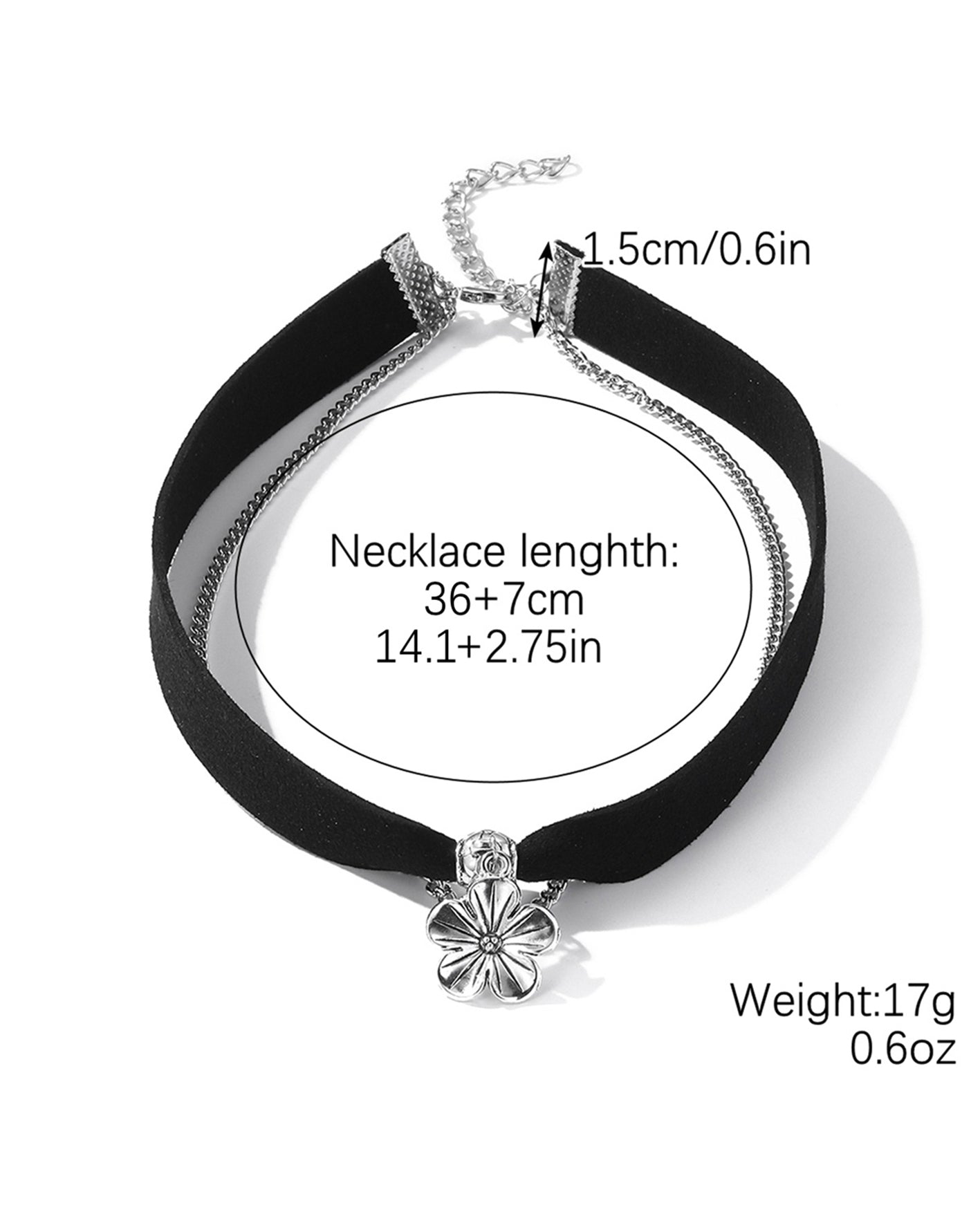 Halloween goth necklace