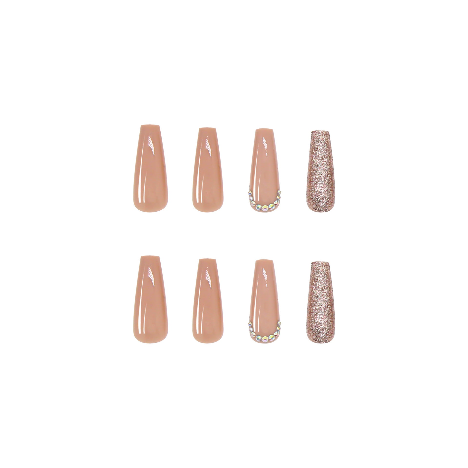 Diamond Studded Glitter Wearable Manicure