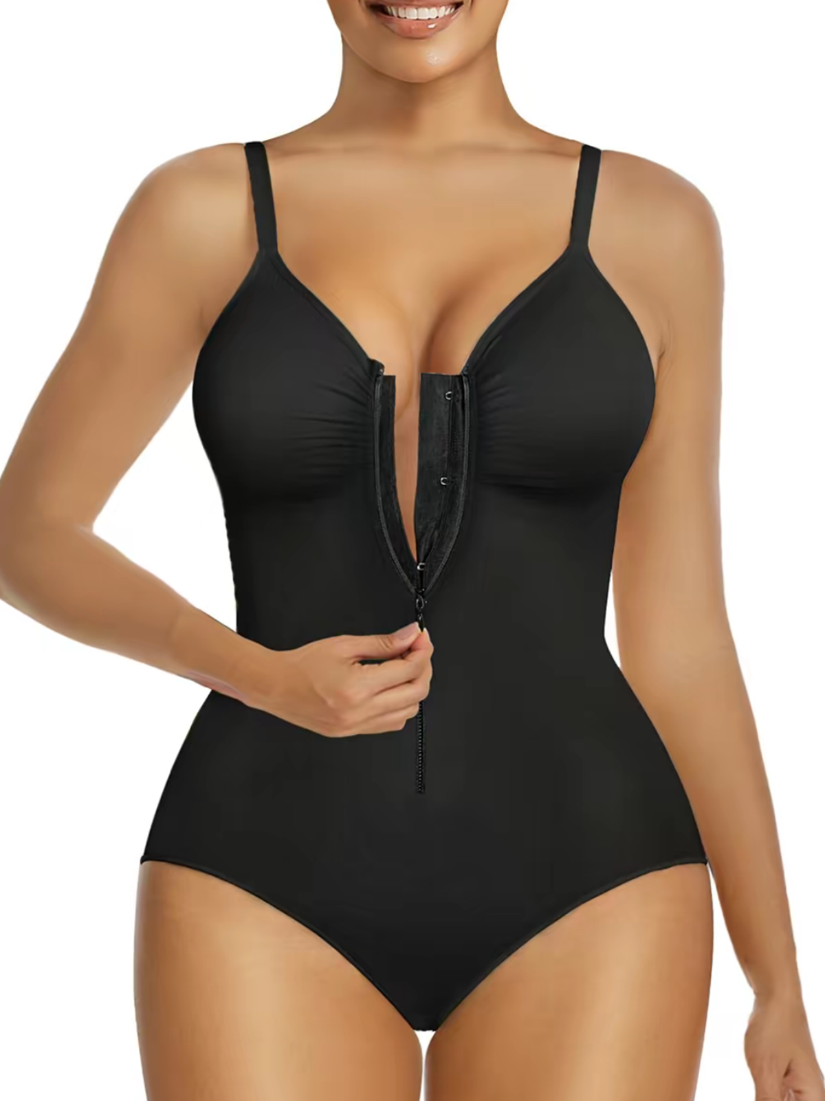 Comfortable Zipper Tight Tummy Control Triangle Body Shaper
