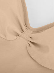 Seamless Breast Support Waist and Abdomen Shaping Mid Thigh Body Shaper