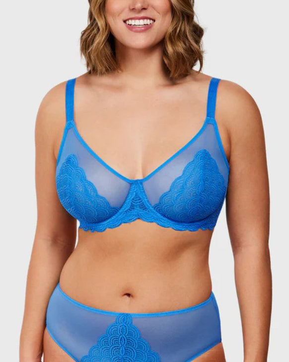 Lace Sheer Mesh Bra