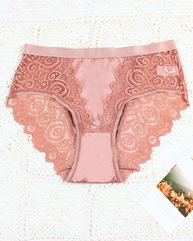 Lace-Trimmed Panties