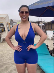 One-Piece Sleeveless Shapewear Swimsuit