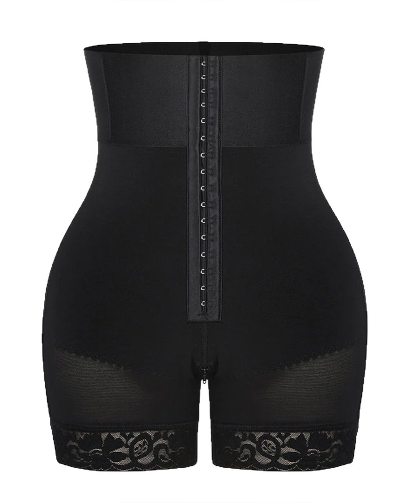 High Waisted Body Shaping Pants With Hip Lift Tummy Control