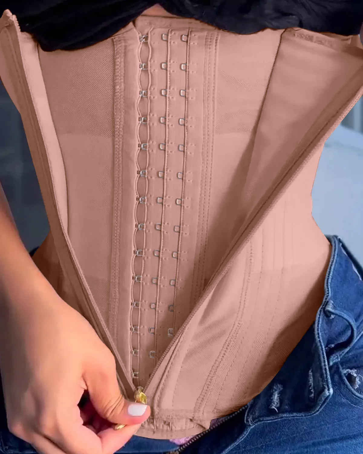 Zip & Breasted Body Shaper Tank Top