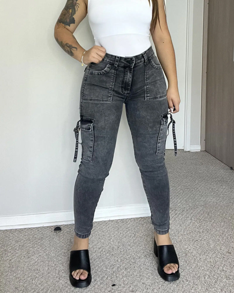 Skinny Jeans With Big Pockets