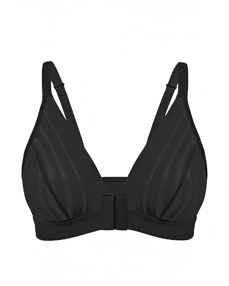 Mesh Front-Fastening Bra