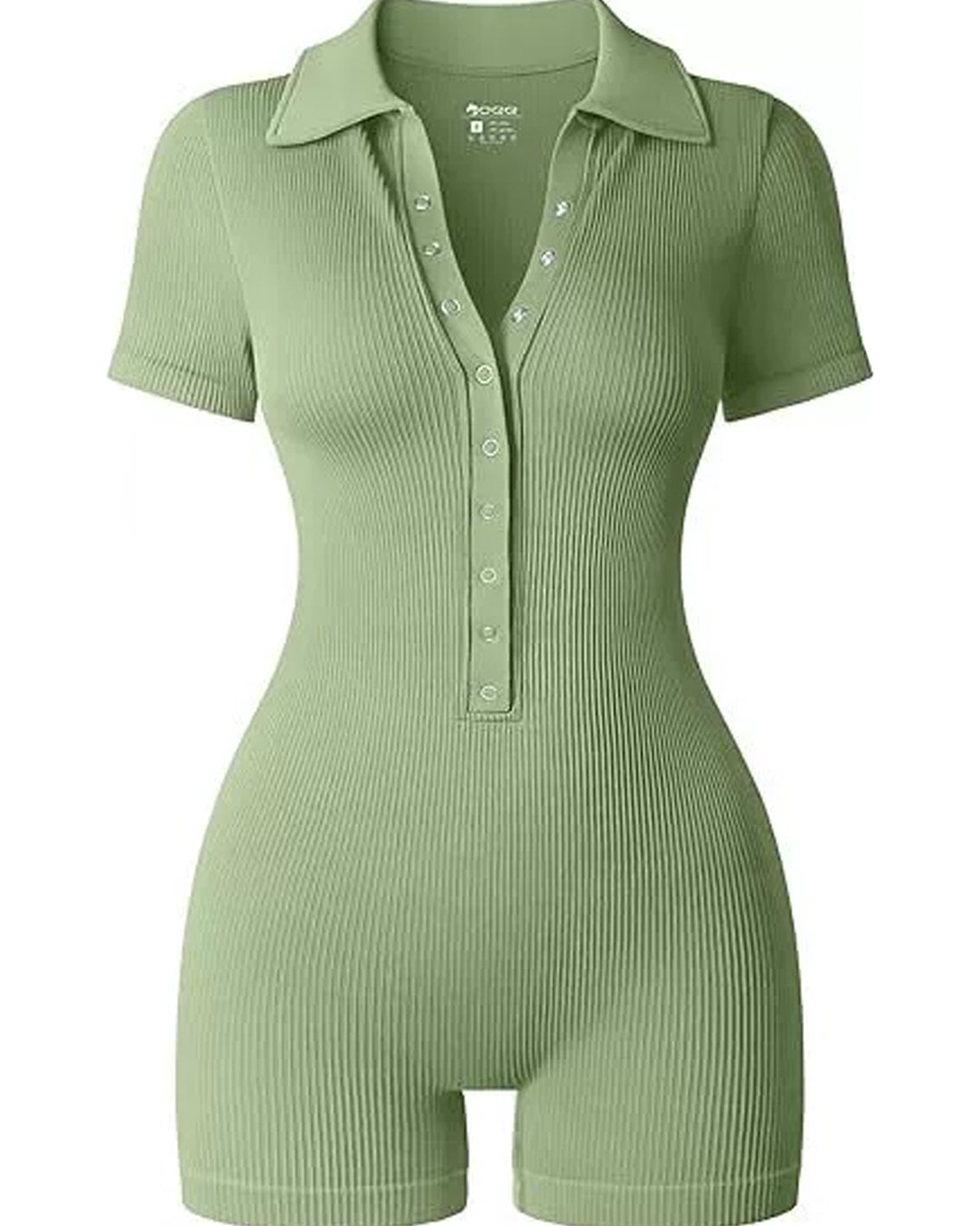 Deep V-Breasted Short-Sleeved Body Shaper