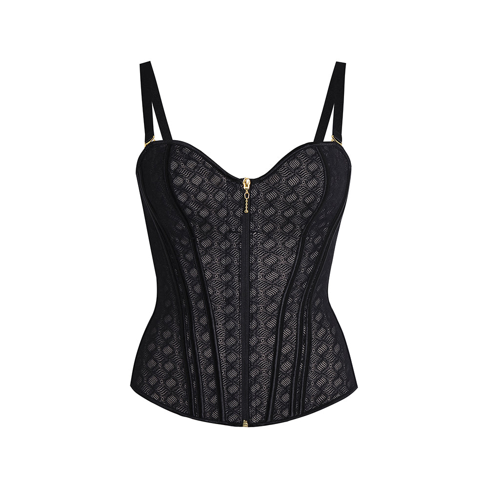 Leopard Print Bust And Belly Control Camisole Body Shaping Vest