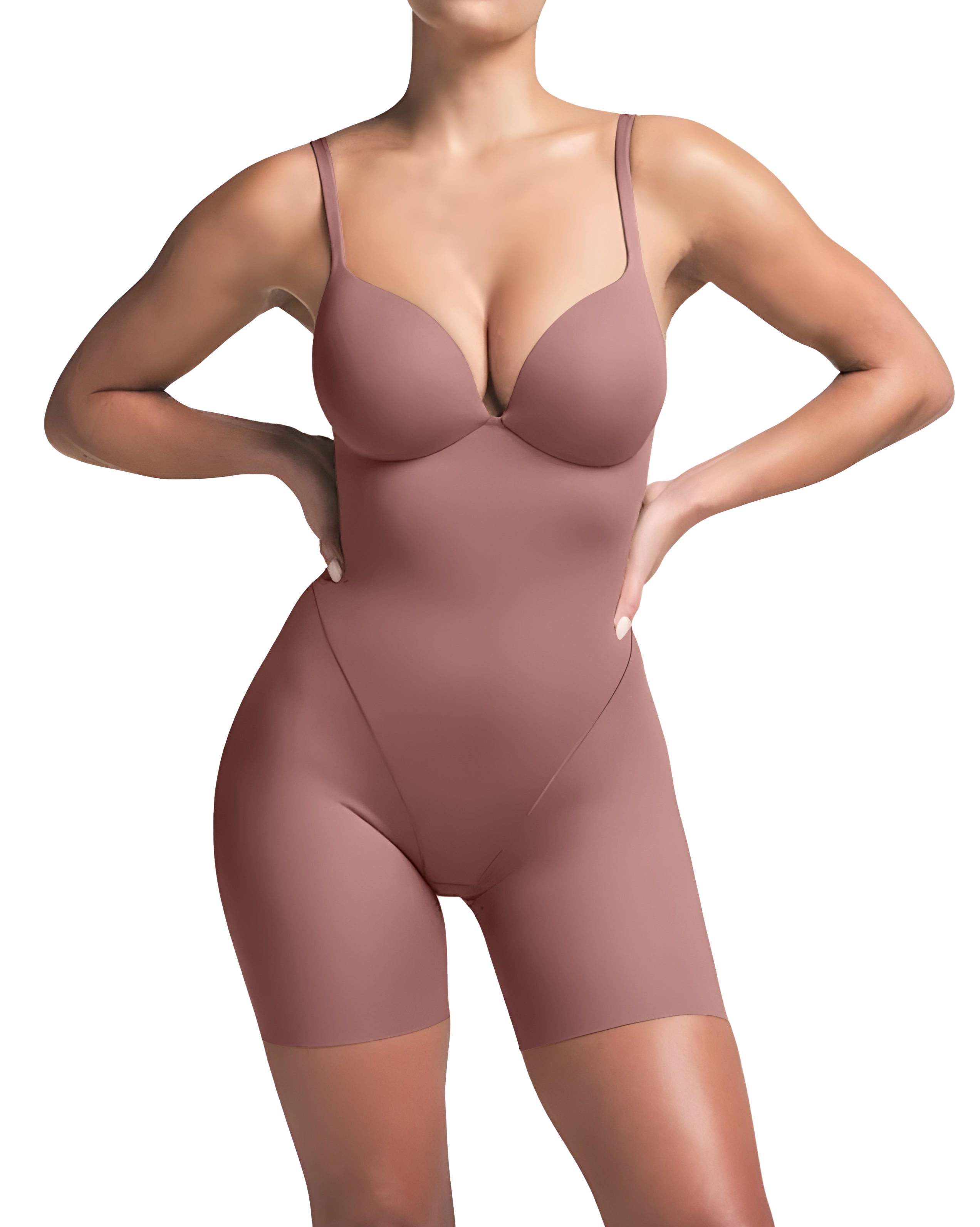 V-Neck Seamless Butt Ehance Shapewear