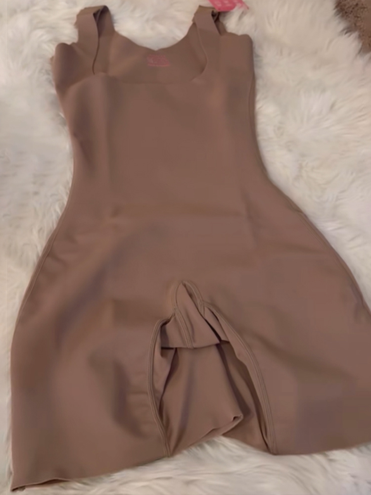 Seamless Open Chest Sleeveless Shapewear