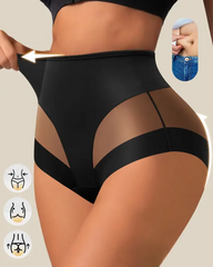 Mesh-Paneled Butt-Lifting Panties